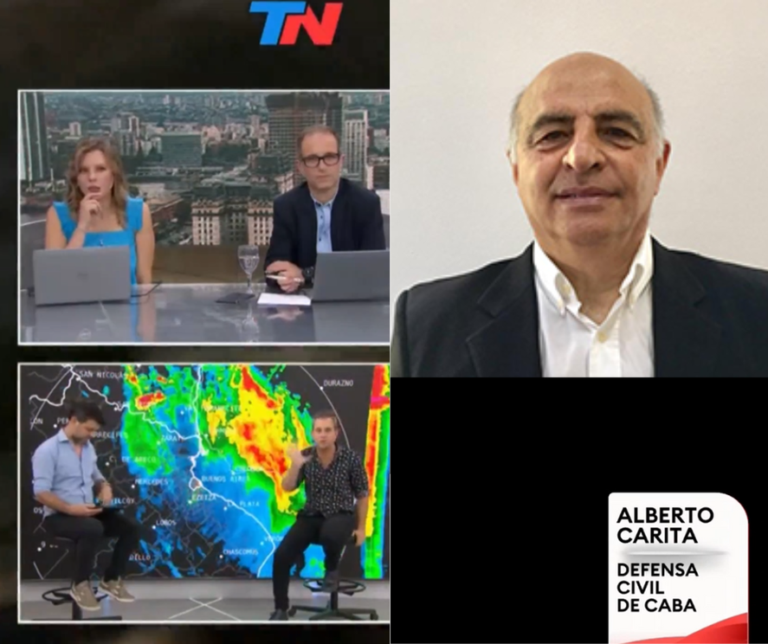 El Director de Defensa Civil denostó en vivo al meteorólogo de TN: “ustedes son pronosticadores”