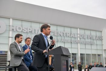 Axel Kicillof inauguró el Hospital Central de Pilar.