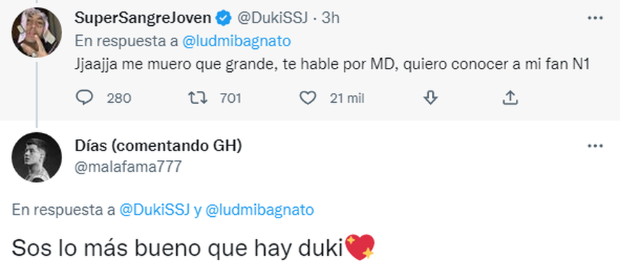Duki pidió conocer a un fan que se emocionó cuando le regalaron entradas para su show