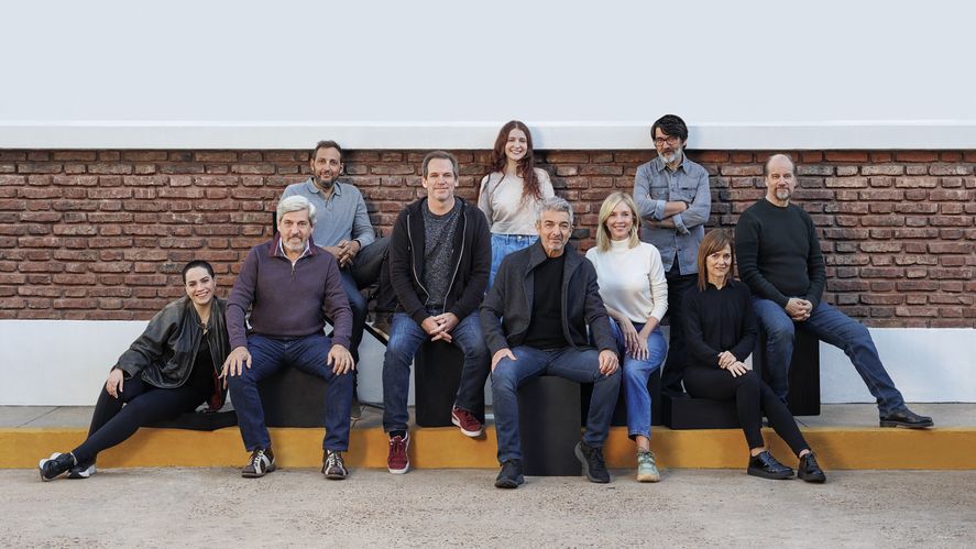 El elenco de El Eternauta.
