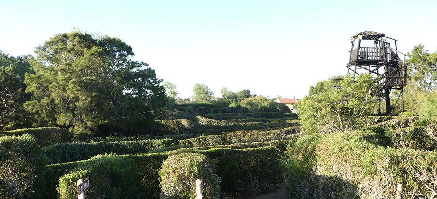 El Laberinto, uno de los más destacados atractivos en Las Toninas