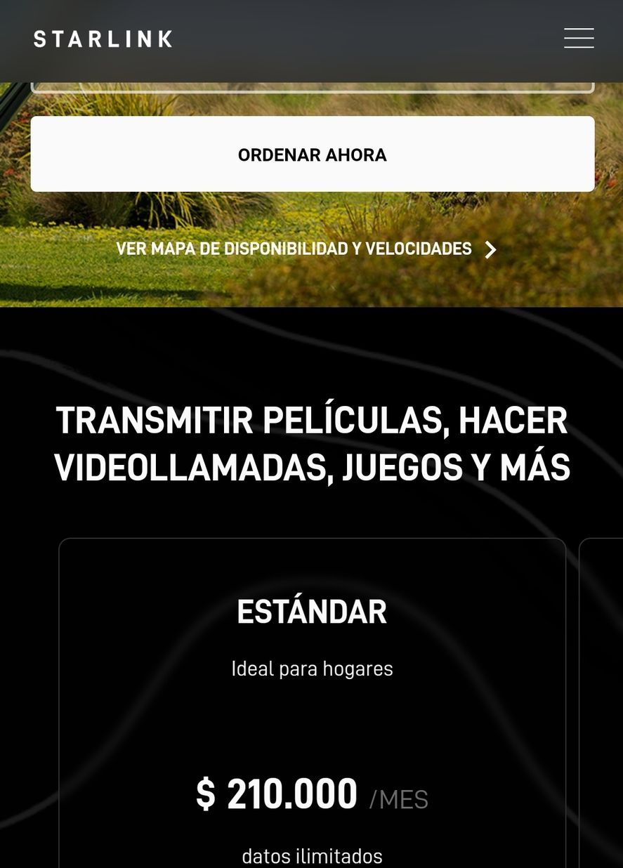 El precio de Starlink, la empresa de Internet de Elon Musk, en Colombia equivale a 53 dólares. Clarín no lo informa porque será su competencia El precio de Starlink, la empresa de Internet de Elon Musk, en Colombia equivale a 53 dólares. Clarín no lo informa porque será su competencia