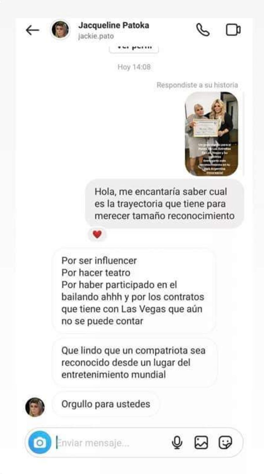 En redes sociales interpelaron a quien entregó la condecoración por parte de la organización de Las Vegas a More Rial, la hija del famoso periodista. Esta fue su respuesta