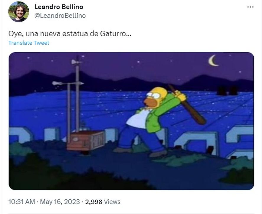 Una de las repercusiones del nuevo protocolo de seguridad de la nueva estatua de Gaturro.