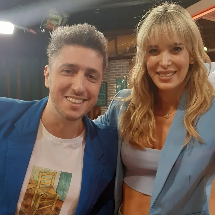 La última pareja de Gerardo Rozín publicó la primera foto de Jey Mammon y Jescia Cirio en las grabaciones de "La Peña de Morfi"