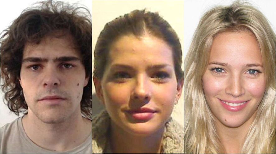 Juan Pedro Lanzani, Eugenia "China" Suárez y Luisana Lopilato (Foto: Twitter/@LaFotoDelDNI)