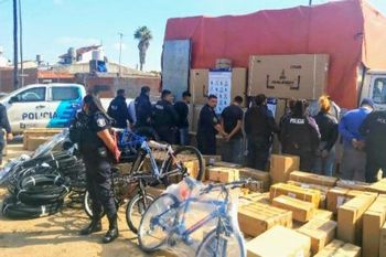 pablo nogues: robo en manada a camion cargado con bicicletas