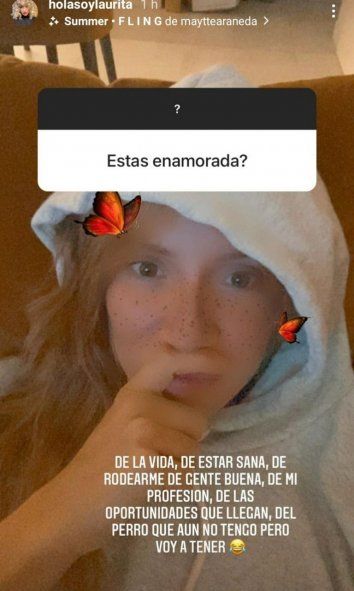 Laurita Fernández se abrió y respondió las preguntas más polémicas.