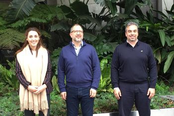 Fabián Perechodnik, Julieta Quintero y Federico Gómez, los tres primeros candidatos de la lista PRO para las elecciones provinciales en La Plata. Fabián Perechodnik, Julieta Quintero y Federico Gómez, los tres primeros candidatos de la lista PRO para las elecciones provinciales en La Plata.