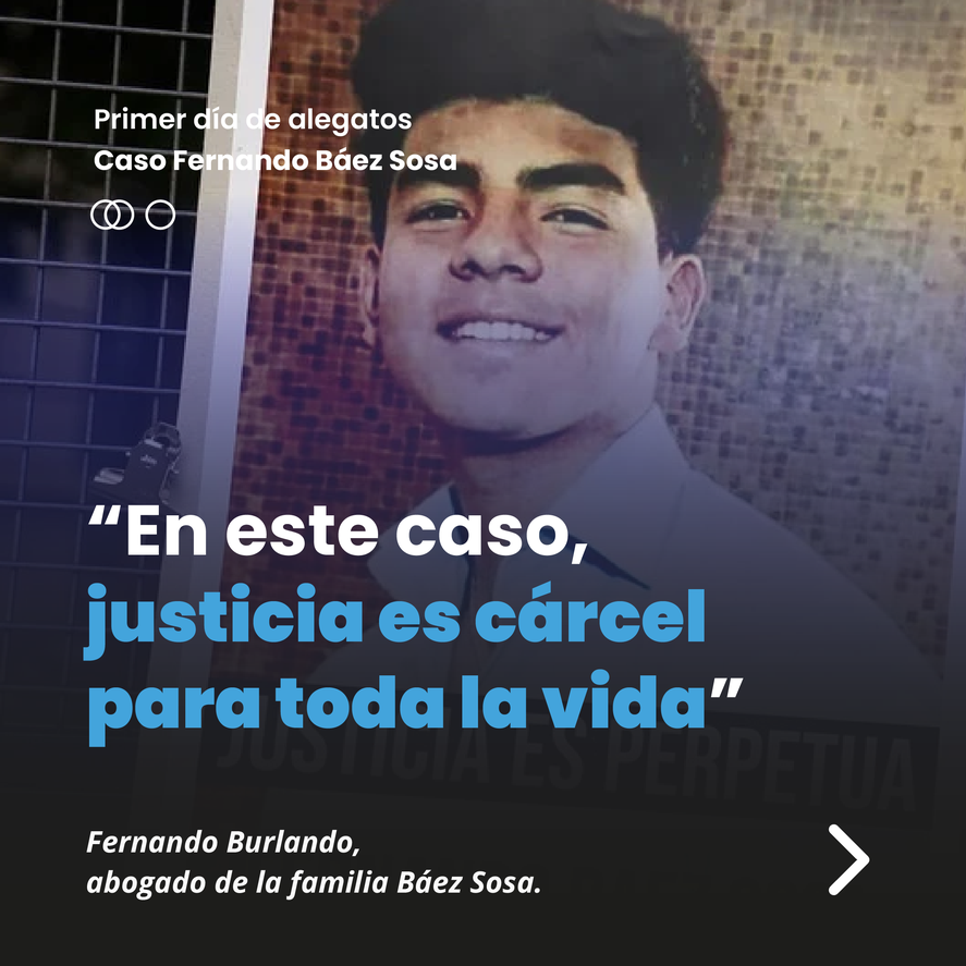 Esta mañana Fernando Burlando pidió