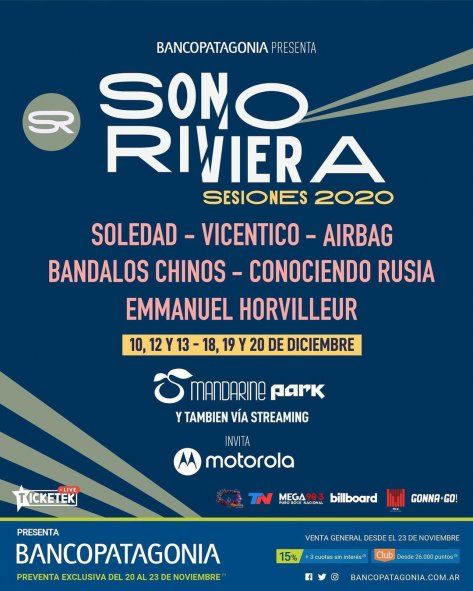 Vicentico suspendió su recital que daría esta noche en el festival Sonoriviera