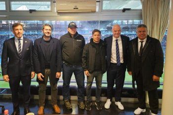 Chiqui Tapia dijo presente en el estadio de La Plata en la final del Mundial Sub 20