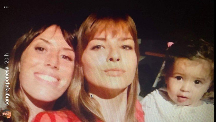 Sofía, la China Suárez y su hija Rufina hace algunos años.