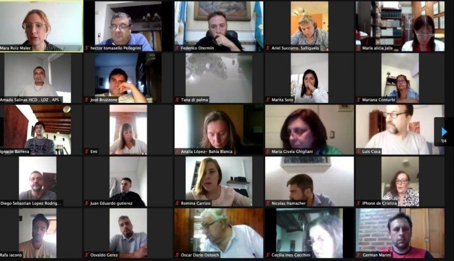 Otermín encabezó una reunión del Foro Legislativo del Frente de Todos bonaerense
