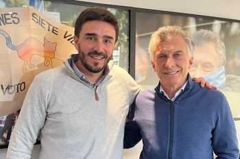 Ezequiel Galli tuvo su foto con Macri y marca la cancha en la Séptima