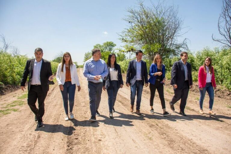 Malena Galmarini participó de un acto en una planta depuradora