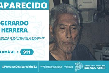 buscan intensamente a un hombre desaparecido en san martin 