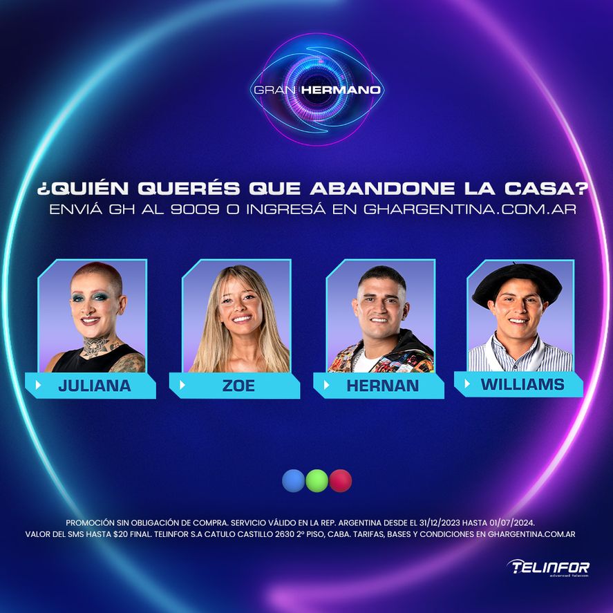Así quedó la primera placa de nominados de Gran Hermano. Así quedó la primera placa de nominados de Gran Hermano.