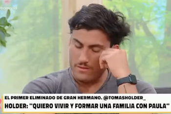 Tomás Holder se enojó con Georgina Barbarrosa y se fue del programa