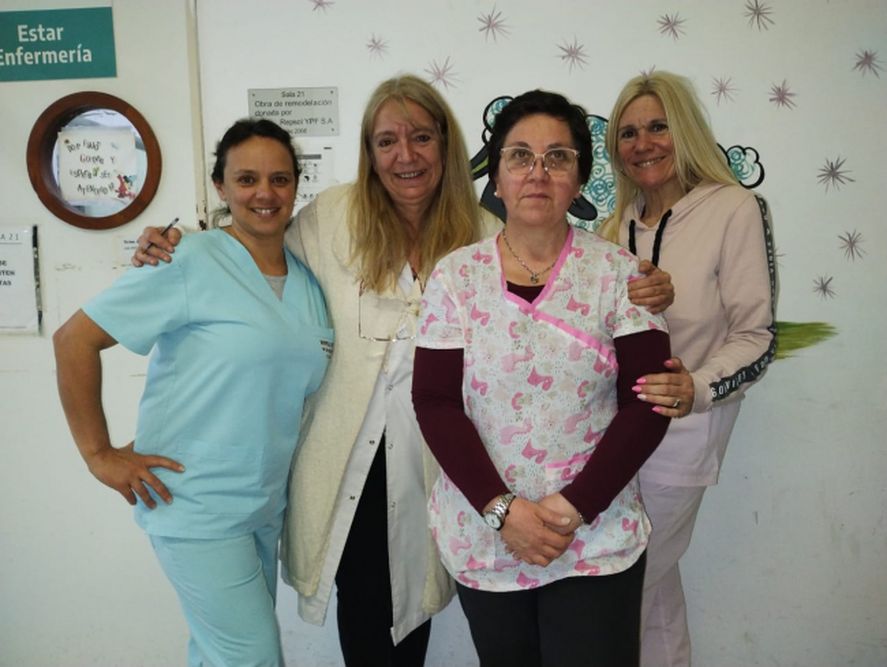 Personal médico del Hospital de Niños. Personal médico del Hospital de Niños.