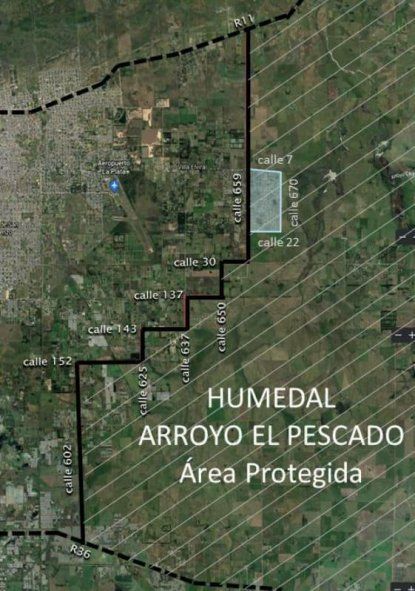 El proyecto presentado en La Plata busca proteger al arroyo El Pescado