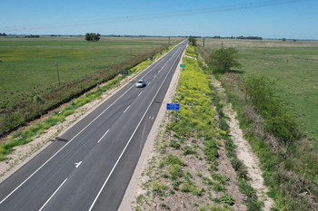 avanzan las obras de pavimentacion en un tramo clave de la ruta 51