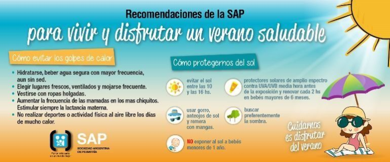 Verano: agotamiento por calor y golpe de calor en los chicos
