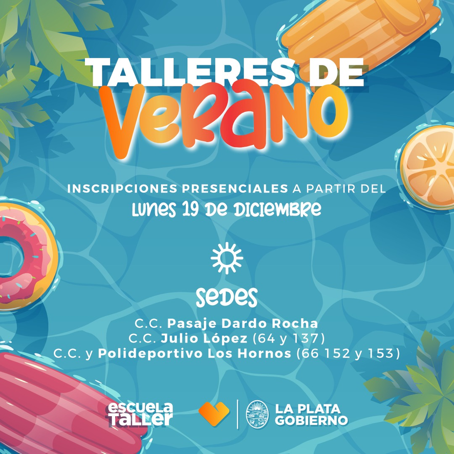 Para el 2023 vuelven los talleres de verano.