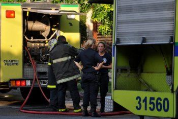 El incendio fue en el barrio Coronel Dorrego