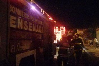 El incendio ocurrió en calle Andrade y José Ingenieros, en Ensenada