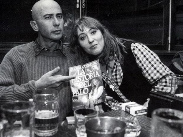 El Indio Solari y Gloria Guerrero. (Indio Solari. El hombre ilustrado)