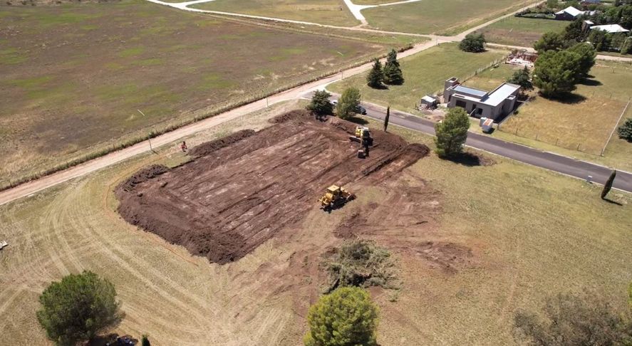 Parte de las obras que encaró ABSA para proveer agua a Bahía Blanca