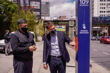 Jorge Macri y Diego Santilli, los dos candidatos PRO de Juntos por el Cambio para las elecciones en la Provincia.