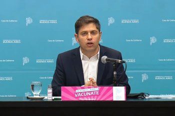 axel kicillof anticipo que vuelven las clases presenciales