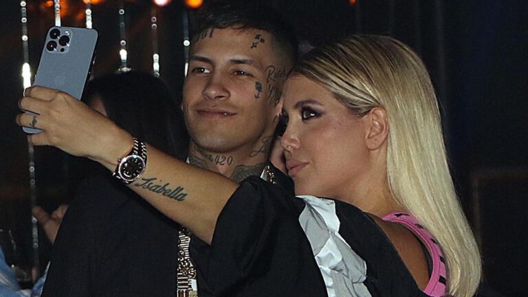 Encontraron a Wanda Nara y L-Gante comiendo juntos en Argentina