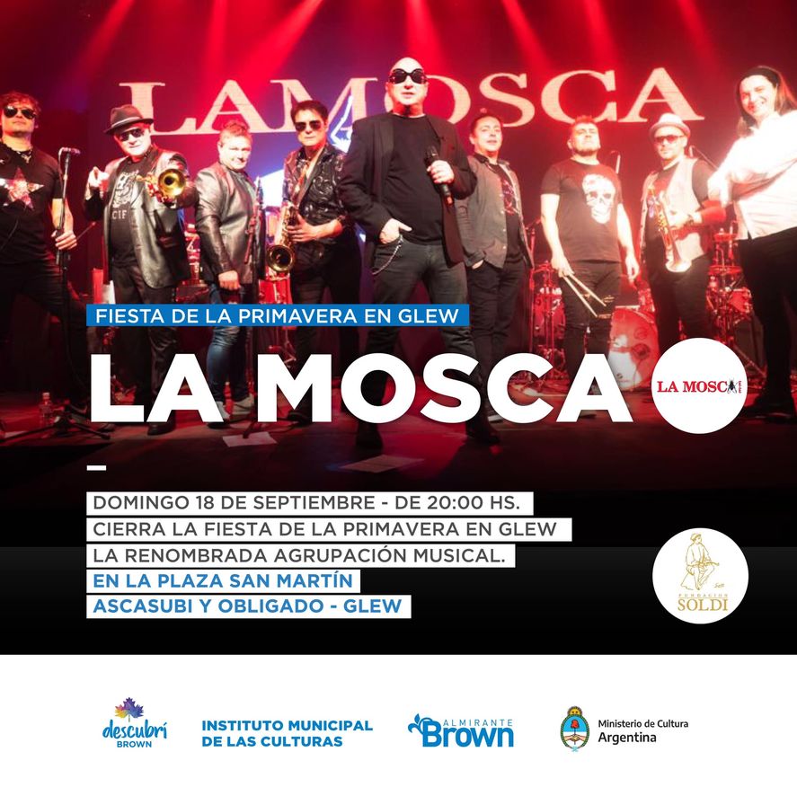 Fiesta de la primavera en Glew con La Mosca.