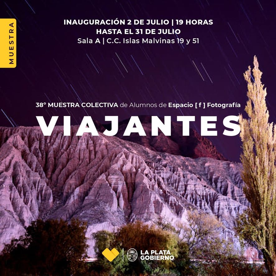 La muestra fotográfica "Viajantes" permanecerá en exhibición en el Centro Cultural Islas Malvinas hasta el 31 de julio