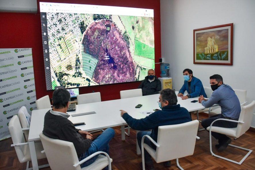 Las obras permitirán la creación de una pista de canotaje