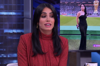 Lali contó cómo terminó cantando el himno en la final de Qatar