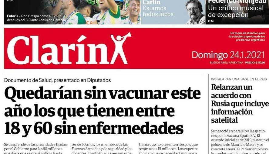 Las predicciones de Clarín sobre las vacunas no serían de lo más acertadas