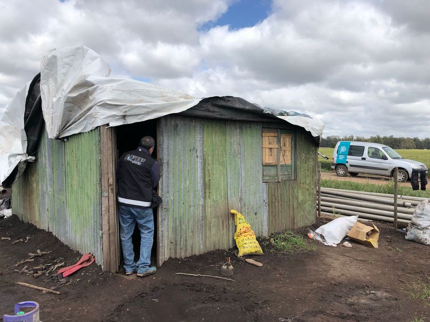 Los campos de General Belgrano y Pila en dónde se encontraron víctimas de trabajo ilegal, rescatados por la AFIP, de acuerdo a la legislación de trata de personas