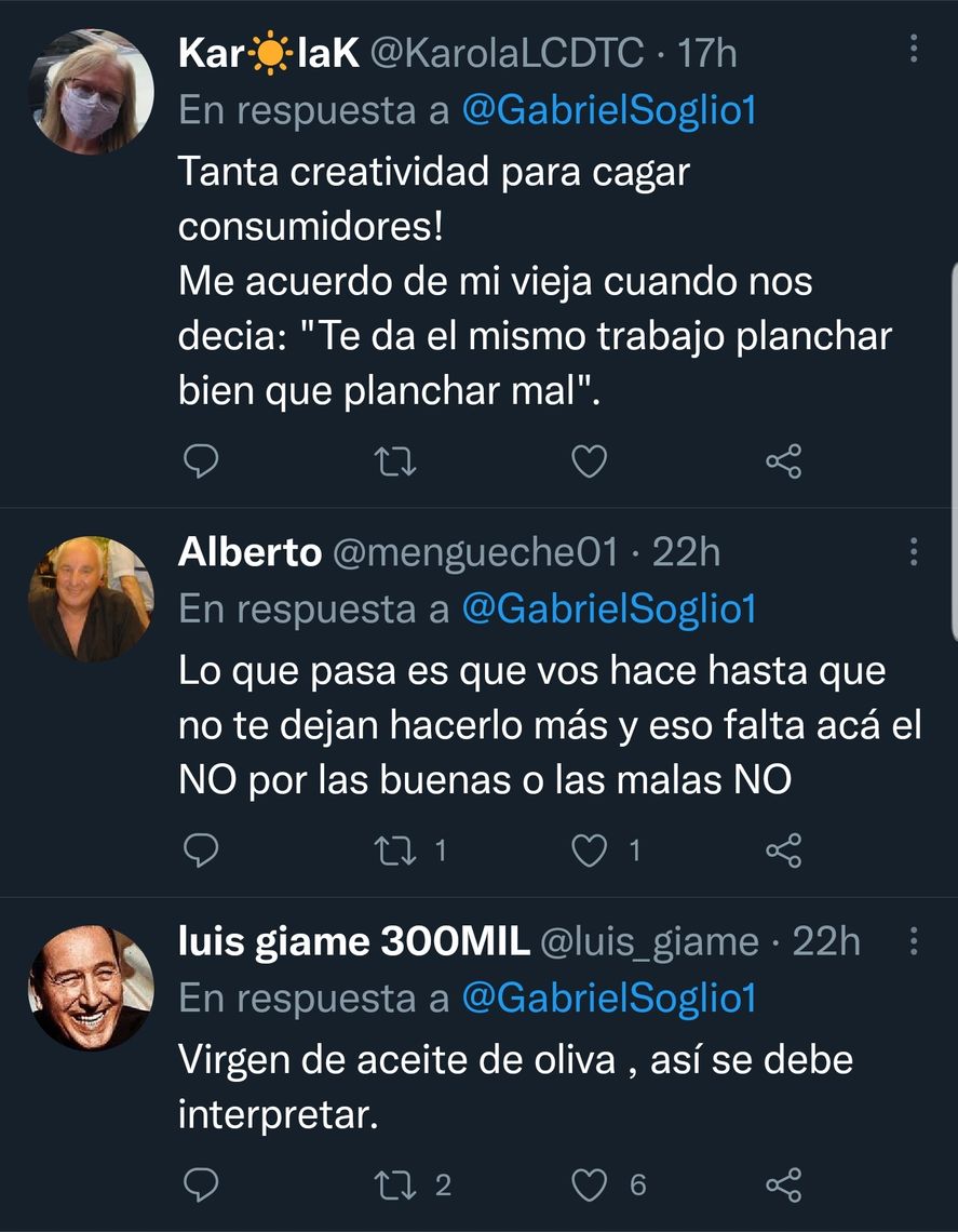 Los comentarios debajo del posteo original apelaban a la indignación, la búsqueda de sanciones y la ironía, como reacción al