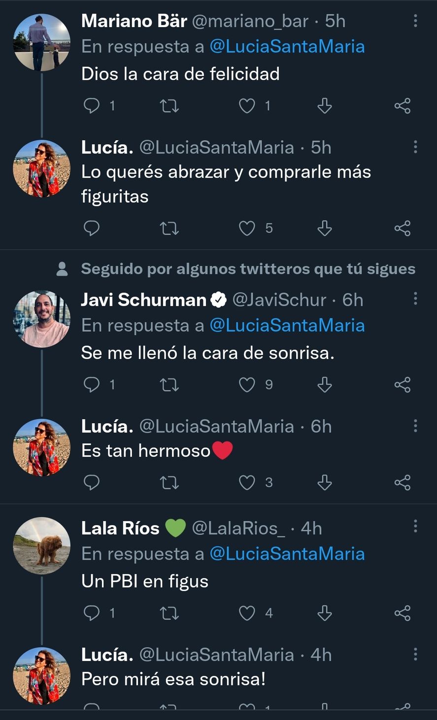 Los comentarios en redes sólo tenían elogios y emoción por la celebración del nene de se cumpleaños con torta de figuritas del Mundial Qatar 2022 