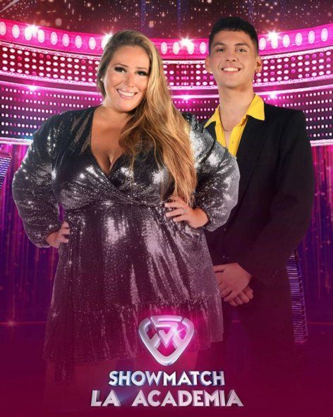 Mar Tarrés junto a su pareja de Showmatch