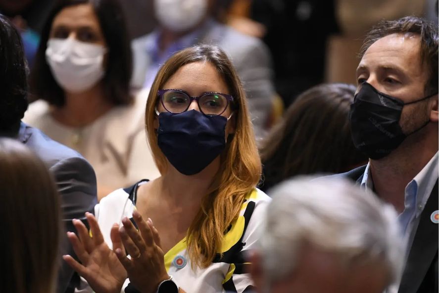 La ministra de Trabajo, Mara Ruiz Malec, durante la apertura de sesiones ordinarias.