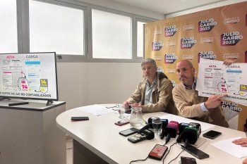 juntos por el cambio mostro las actas y confia en el triunfo de julio garro