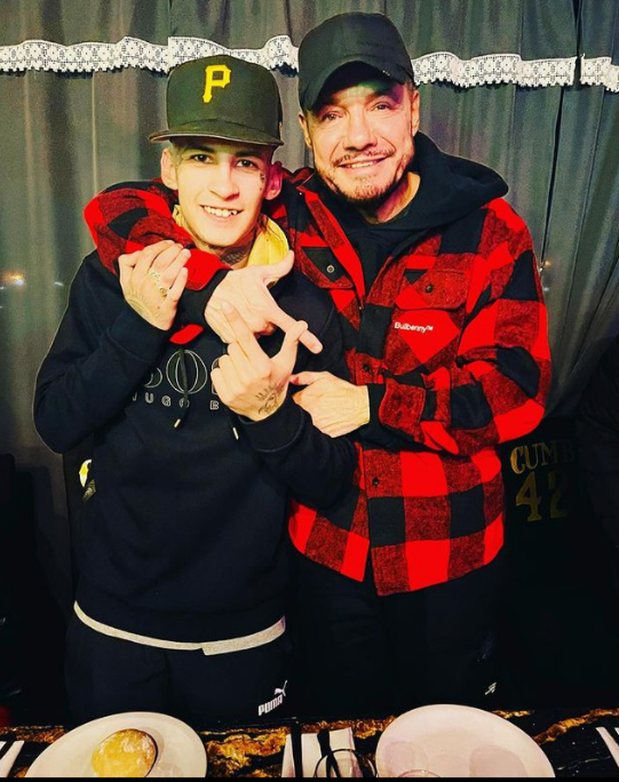 Marcelo Tinelli y L-Gante juntos en General Rodríguez