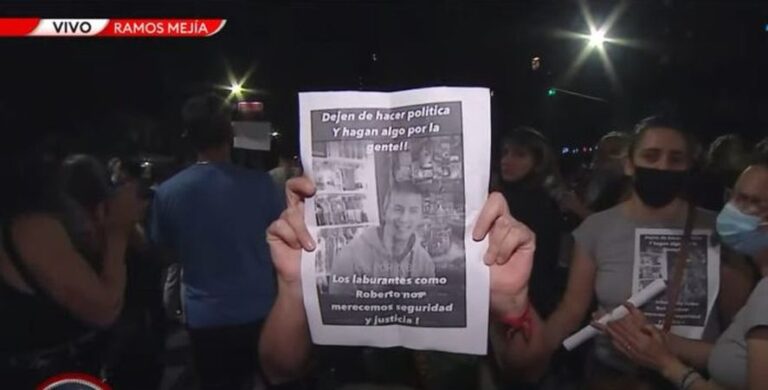 La Matanza: familiares marcharon por el crimen del kioskero