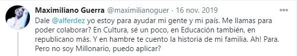 Maximiliano Guerra, picante contra la cercanía de Tinelli y Alberto Fernández.