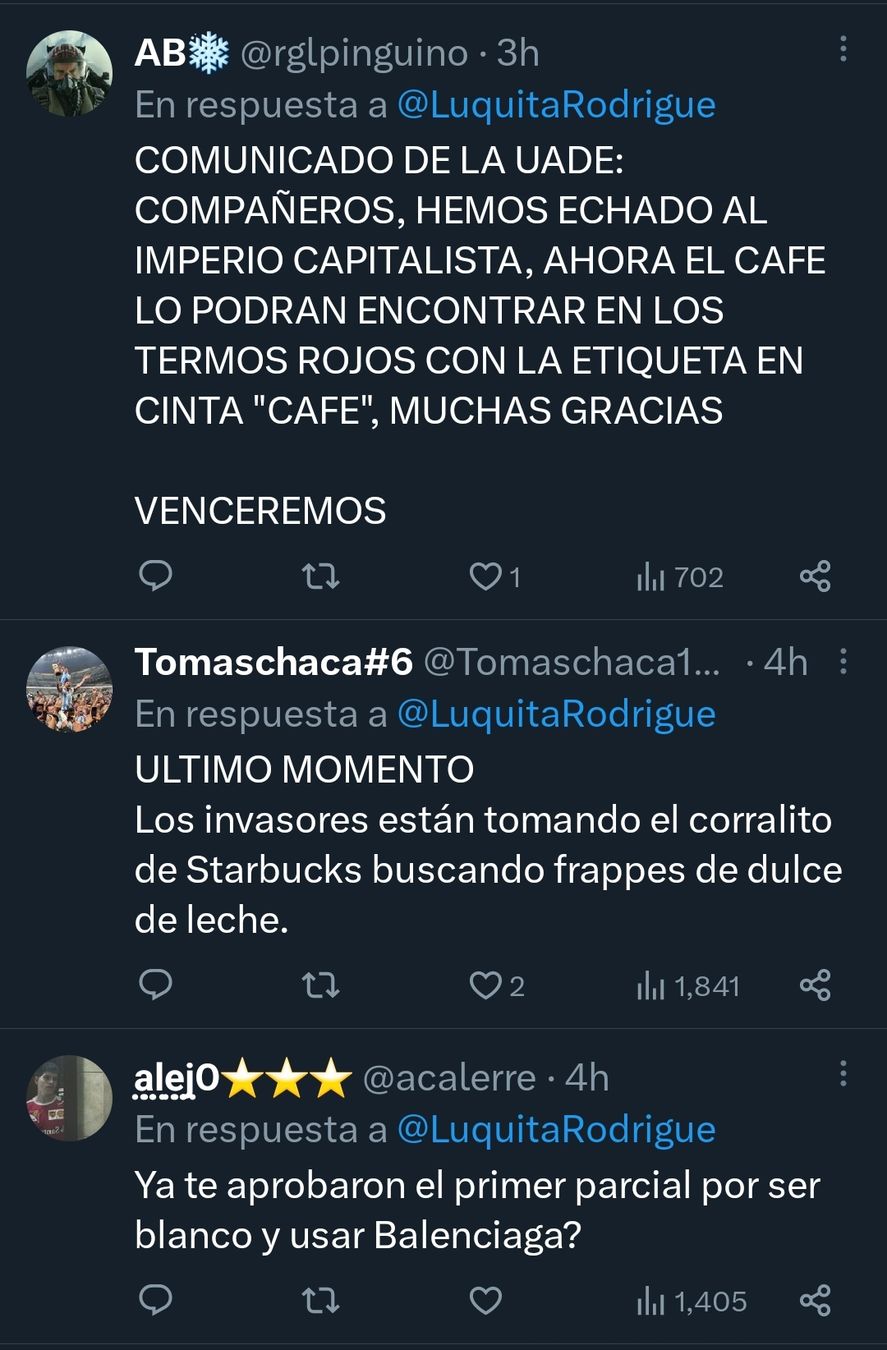 Memes y comentarios mordaces en redes por el comunicado de la UADE, tras cerrar sus puertas ante la manifestación de piqueteros en CABA 